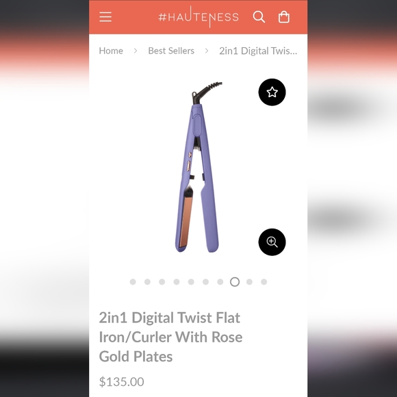 Hauteness 2 in 1 straightener and curler - Picture 3 of 5